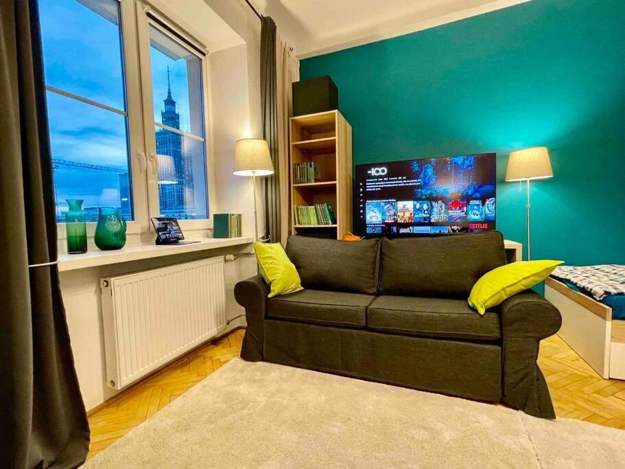 Super Square Metro X2 Fast Wifi 55'Tv Netflix Hbo Appletv+ Amazontv Apartment Warsaw Exterior photo